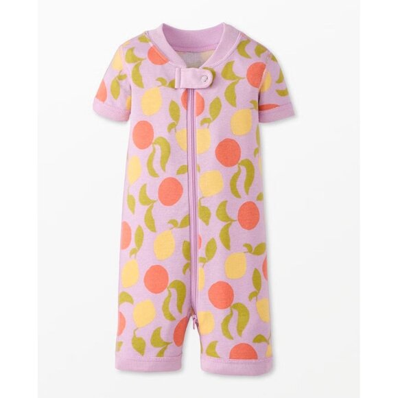 Hanna Andersson Other - Hanna Andersson HannaJams Sleeper in Citrus Sunshine on Tea Rose Size 0-3mo